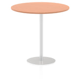 Dynamic Italia 1200mm Poseur Round Table Beech Top 1145mm High Leg ITL0166 DD